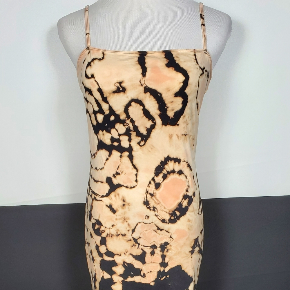 Bodycon Dress Reverse Tie Dye Music Festival Style  Size 8